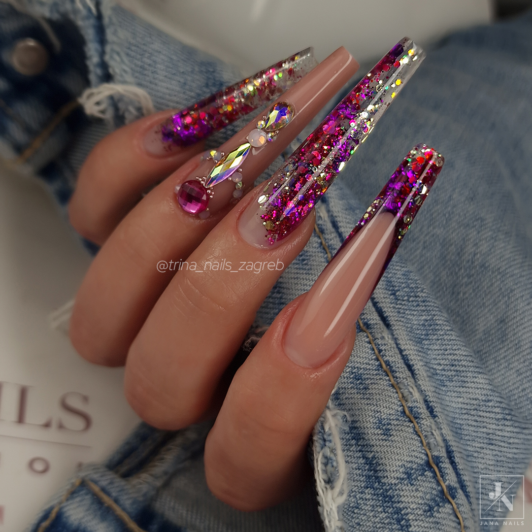 Katarina Trina Barac jelly Rose Quartz ljepilo za cirkone novi cirkoni kavijar perlice mix glittera i folija IG_9ae3
